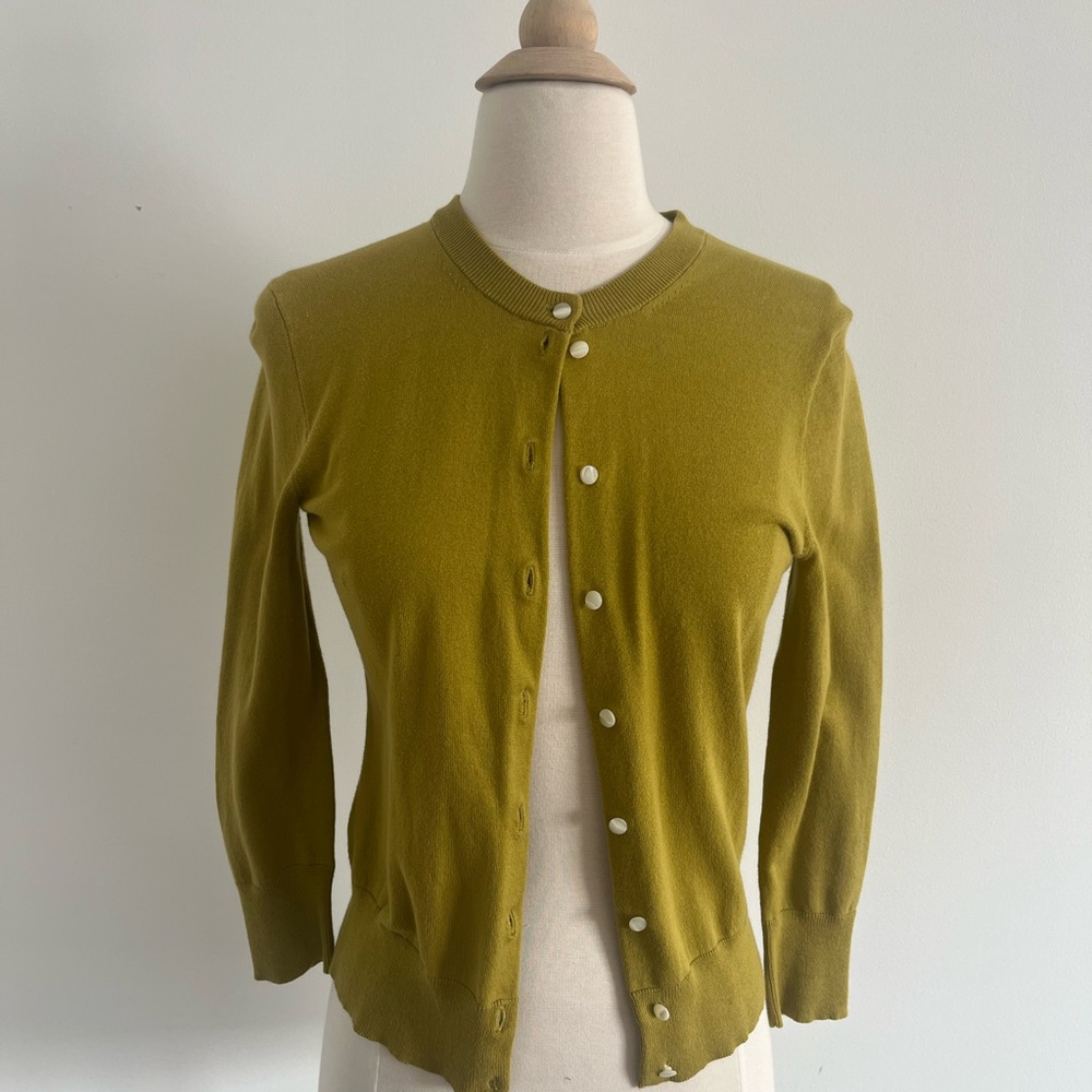 J. Crew green cardigan - Small XS